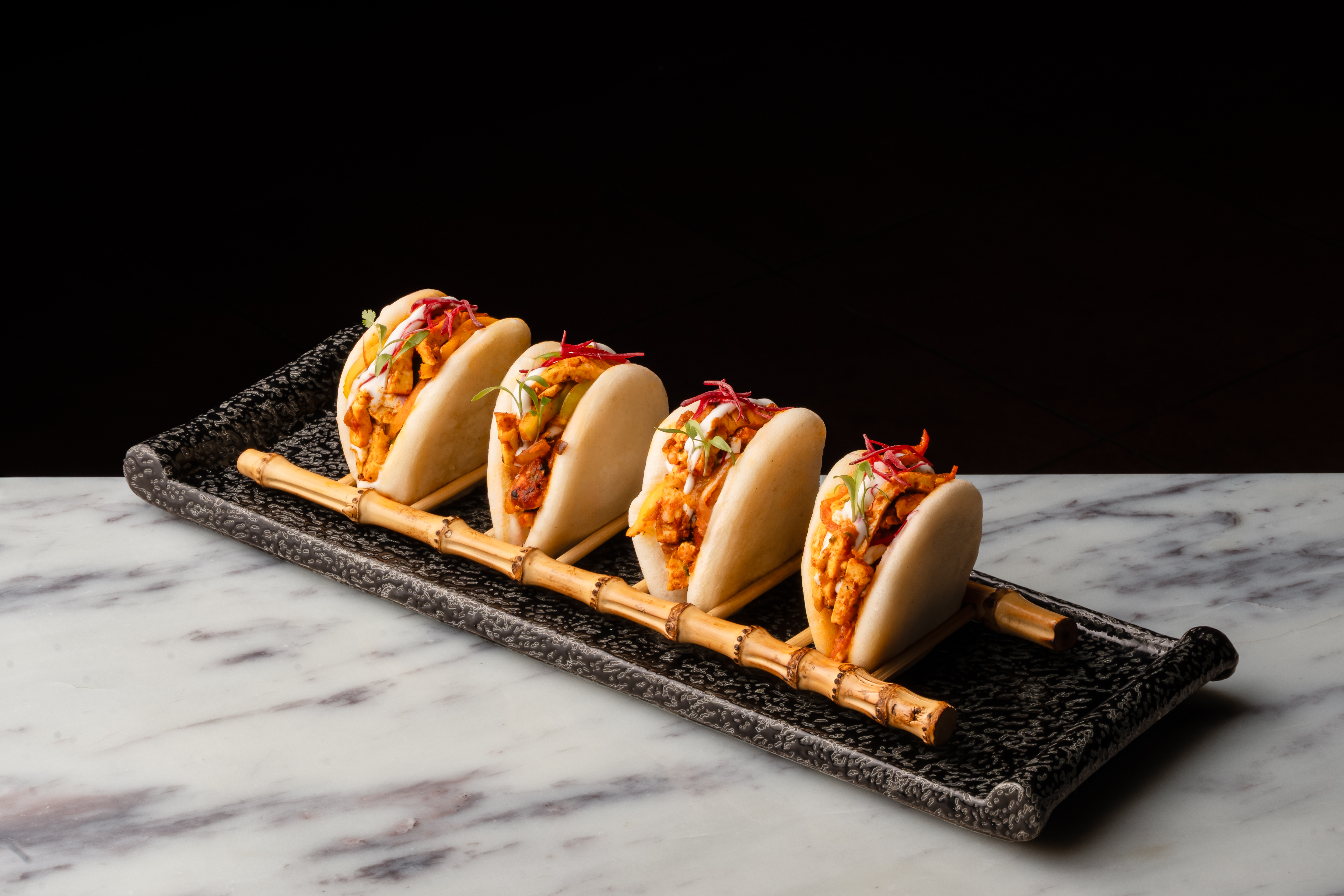 Chicken Kurchan Bao Taco